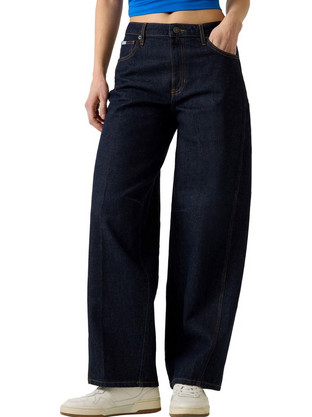 Guess Γυναικείο Τζιν Παντελόνι Loose Εφαρμογή Navy Μπλε W6YA2XD1187-GTRS