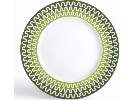 Ιωνία Illusion Green Πιάτα Ρηχά Πορσελάνης 6τμχ 8092040