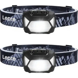 Lepro 320015-2 Φακός Κεφαλής Μπαταρίας 200lm