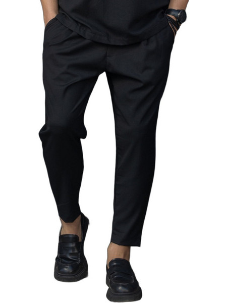 Henry Clothing Ανδρικό Παντελόνι Κανονική Εφαρμογή Μαύρο 8-140