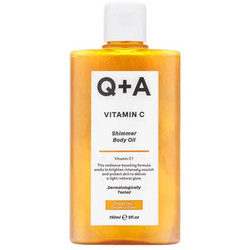 Q+A itamin C Shimmer Λάδι Σώματος για Ενυδάτωση 150ml