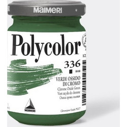 Maimeri Polycolor 336 Chrome Oxide Green Ακρυλικό Χρώμα Ζωγραφικής 140ml