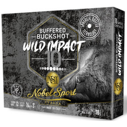 Nobel Sport Buffered Buckshot Hp Φυσίγγια Δράμια 12Cal 76mm 10βολα 10τμχ