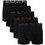 Hugo Boss Ανδρικά Μποξεράκια Σετ 5Pack Μαύρα 50532619-017