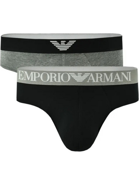 Emporio Armani Ανδρικά Σλιπ Βαμβακερά 2Pack EM000251-AF18881-M8014