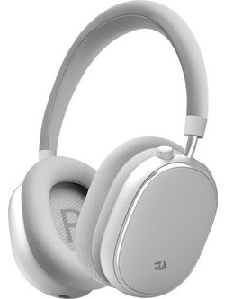 Redragon H620 VibeCore 700NC Ασύρματα Bluetooth Ακουστικά Over Ear με Noise Cancelling Ασημί