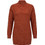 Funky Buddha Mini Καθημερινό Φόρεμα Πλεκτό Rusted FBL014-102-13