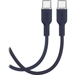 Puro ICON USB-C to USB-C 60W 1.5m Navy Blue 8018417528842