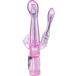 Baile Intimate Tease Διπλός Δονητής 22cm Μωβ