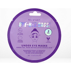 Yes Studio Bye Bye Bags Eye Patches για Ενυδάτωση & Καταπράυνση με Πράσινο Τσάι & Υαλουρονικό 2τμχ