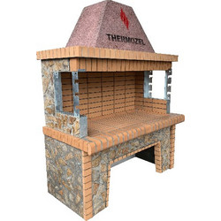 Thermozel Χτιστή Ψησταριά Μ153xΒ82xΥ208cm B337-4