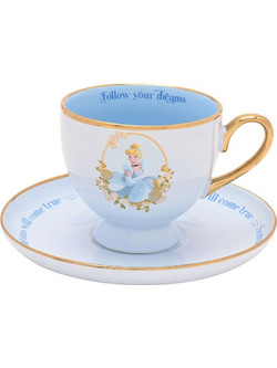 Disney Princess Cinderella Φλιτζάνι Τσαγιού Κεραμικό Γαλάζιο 200ml DI2366