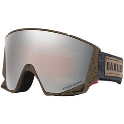 Oakley Flow Scape M OO7147-16 Μάσκα Σκι & Snowboard Ενηλίκων Μαύρη με Φακό Καθρέπτη Χρυσό