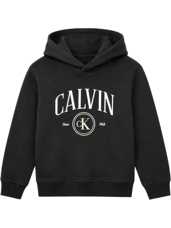 Calvin Klein Παιδικό Φούτερ με Κουκούλα Μαύρο LVCKFJB28B-8Y-16Y-BEH