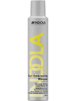 Indola Curl Embracing Αφρός Μαλλιών για Μπούκλες Δυνατό Κράτημα 200ml