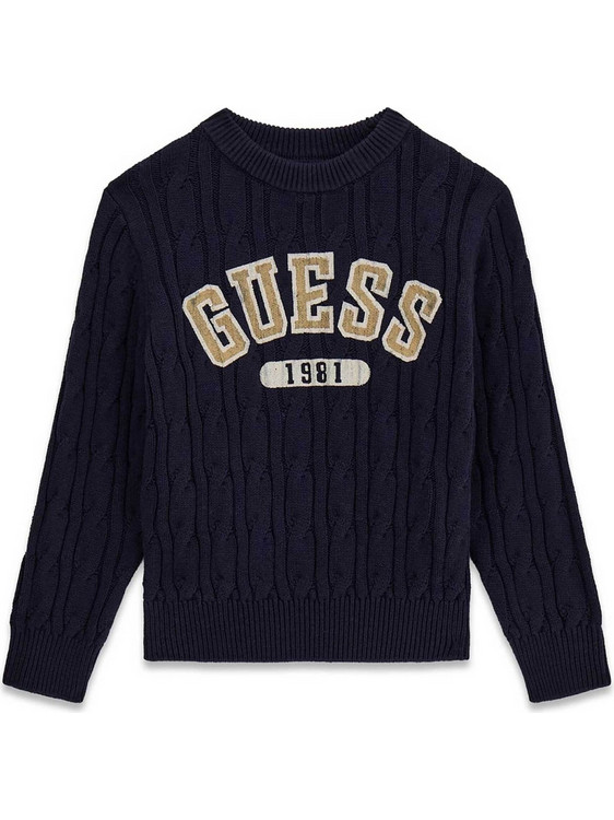 Guess Παιδικό Πουλόβερ Μακρυμάνικο Navy Μπλε N6YR03Z0899-G7V2