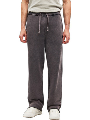 Dirty Laundry Ανδρικό Παντελόνι Φόρμας Fleece Ανθρακί DLMSP00011-8SG