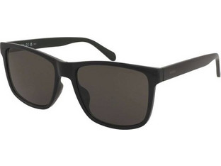Fossil FOS3187/G/S 807/70 Ανδρικά Γυαλιά Ηλίου Τετράγωνα Κοκάλινα Μαύρα με Καφέ Φακό