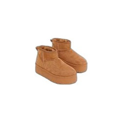 Sugarfree Γυναικεία Μποτάκια Suede Ταμπά με Γούνα 25839050-0007