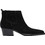 Guess Wynie Γυναικεία Μποτάκια Cowgirl Suede Μαύρα με Χοντρό Χαμηλό Τακούνι FLTWYISUE10