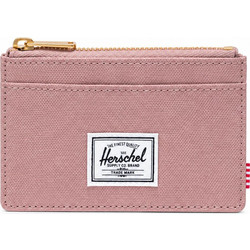 Herschel Μικρό Γυναικείο Πορτοφόλι με Φερμουάρ Ροζ Χρυσό 30094-02077