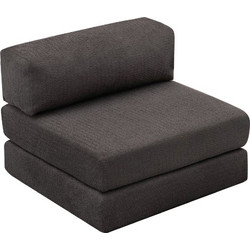 Megapap Πολυθρόνα Κρεβάτι Ανακλινόμενη Ανθρακί Comfort GP043-0106,1