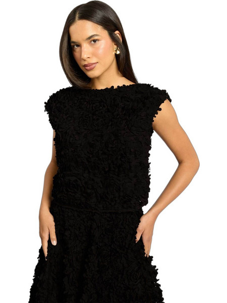 Ted Baker Bakaa Γυναικείο Χειμερινό Top Μαύρο 285155