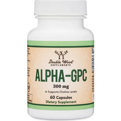Double Wood Alpha-GPC 300mg 60 Κάψουλες