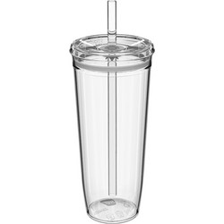 KeepCup Ποτήρι Καφέ Πλαστικό με Καλαμάκι Cold Cup Original Straw 600ml KPCLD20