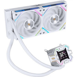 1stPlayer X-Starship 240E White Υδρόψυξη CPU 120mm ARGB για Socket 2011 / 2066 / 2011-3 / AM4 / 1200 / 1700 / AM5 / 1851 / 115x