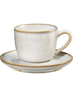 Asa Φλιτζάνι Espresso & Ελληνικού Καφέ Πορσελάνης Μπεζ 90ml 27110107