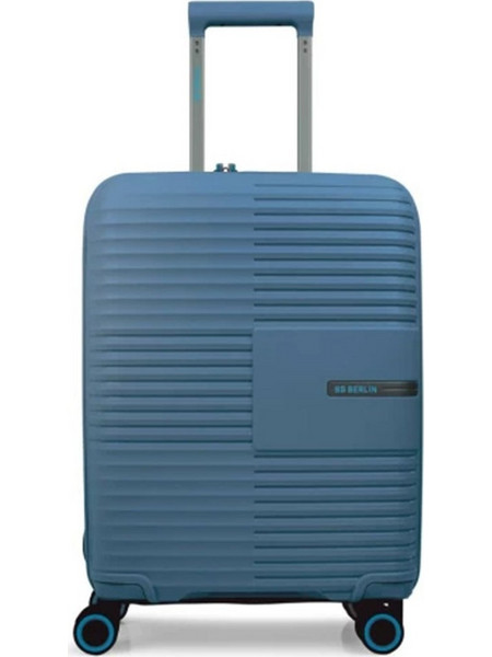 BG Berlin Linea BG003/98 Βαλίτσα Καμπίνας 55x38x20cm με 4 Ρόδες Μπλε