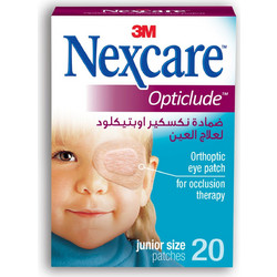 3M Nexcare Οφθαλμικά Επιθέματα για Παιδιά Μπεζ 63.5x47.5mm 20τμχ
