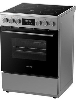Davoline FCCS 1070 Κουζίνα Ηλεκτρική 70lt με Κεραμικές Εστίες 60cm Inox