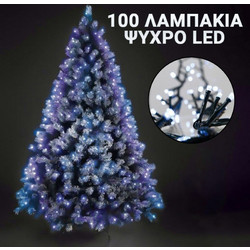 Target 100 Χριστουγεννιάτικα Λαμπάκια σε Σειρά Ψυχρά Λευκά 3.17m 1022.080