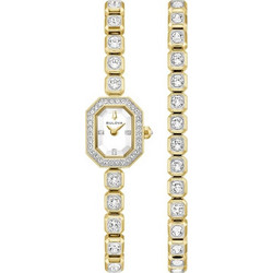 Bulova Γυναικείο Ρολόι με Χρυσό Μεταλλικό Μπρασελέ 98X145
