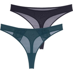 Dorina Nadia Γυναικεία String με Δαντέλα 2Pack FXTH0047LA218-2X0311