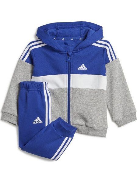 Adidas Βρεφικό Σετ Φόρμας για Αγόρι Χειμωνιάτικο Γκρι Royal Blue IJ6323