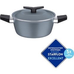 Tramontina Κατσαρόλα Αλουμινίου Αντικολλητική 20cm 2.4lt 28372/120
