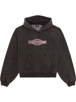 Dickies Somerton Ανδρικό Φούτερ με Κουκούλα Μαύρο DK0A8E4ZBLK1