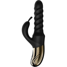 Passion Labs Swirl Δονητής Rabbit 25.7cm Μαύρος