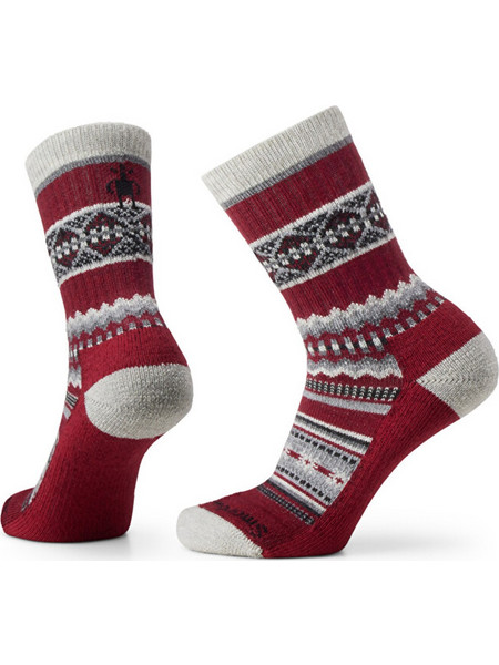 Smartwool Ανδρικές Κάλτσες Ψηλές με Σχέδια Κόκκινες SW002186A25