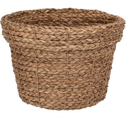 Plastona Σετ Κασπώ Καλάθια Δαπέδου Ψάθινα Καφέ 21x14cm 2τμχ 93098