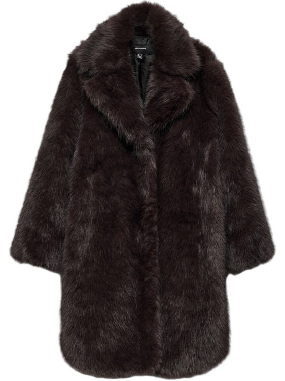 Vero Moda Γυναικεία Γούνα Μακριά Σοκολατί 10348283