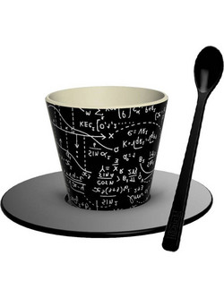 iDrink Math Φλιτζάνι Espresso & Ελληνικού Καφέ Μαύρο 90ml ID5218