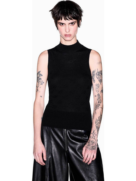 Armani Exchange Γυναικείο Χειμερινό Top Πλεκτό Μαύρο XW002876AF16620