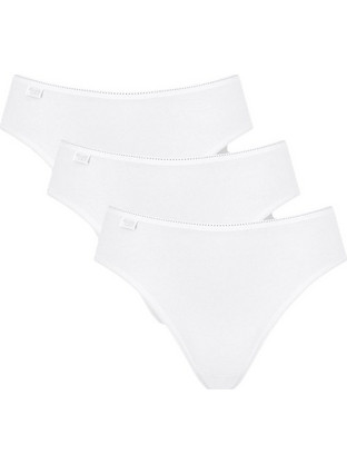Sloggi 24/7 Tai Βαμβακερά Γυναικεία Slip Λευκά 3Pack 10167192-0003
