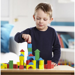 Melissa & Doug Ξύλινα Τουβλάκια 100τμχ 10481