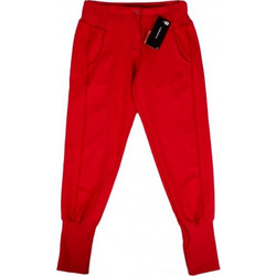 Roteiro Γυναικείο Παντελόνι Φόρμας Fleece με Λάστιχο Κόκκινο 02113