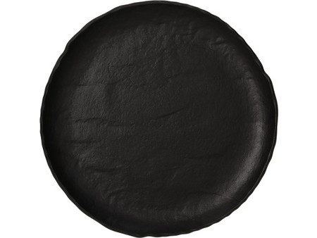Tognana Πιάτα Ρηχά Πορσελάνης Vulcania Mαύρα 28cm 6τμχ VU000290779